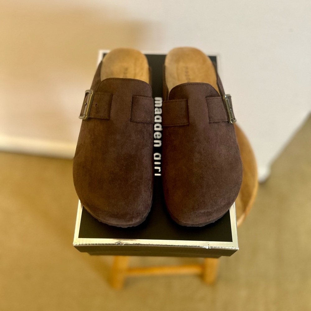 Madden Girl Dark Brown Clogs